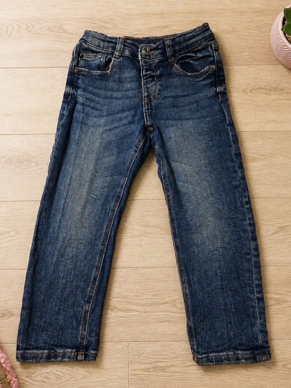 Zara Kids Regular Fit Jeans Blue Denim Toddler Size 3-4 Years 104 cm